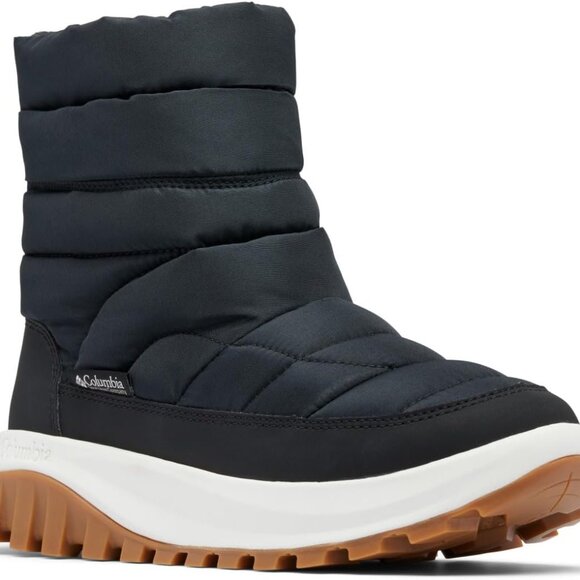 Columbia Womens Snowtrot Mid Boot Black Sea Salt US Size 11 - Picture 12 of 13